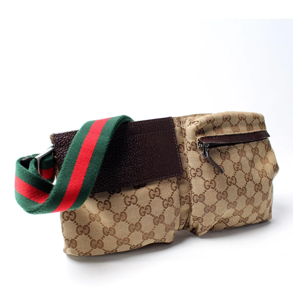 28566 GG Cavas Waist Bag