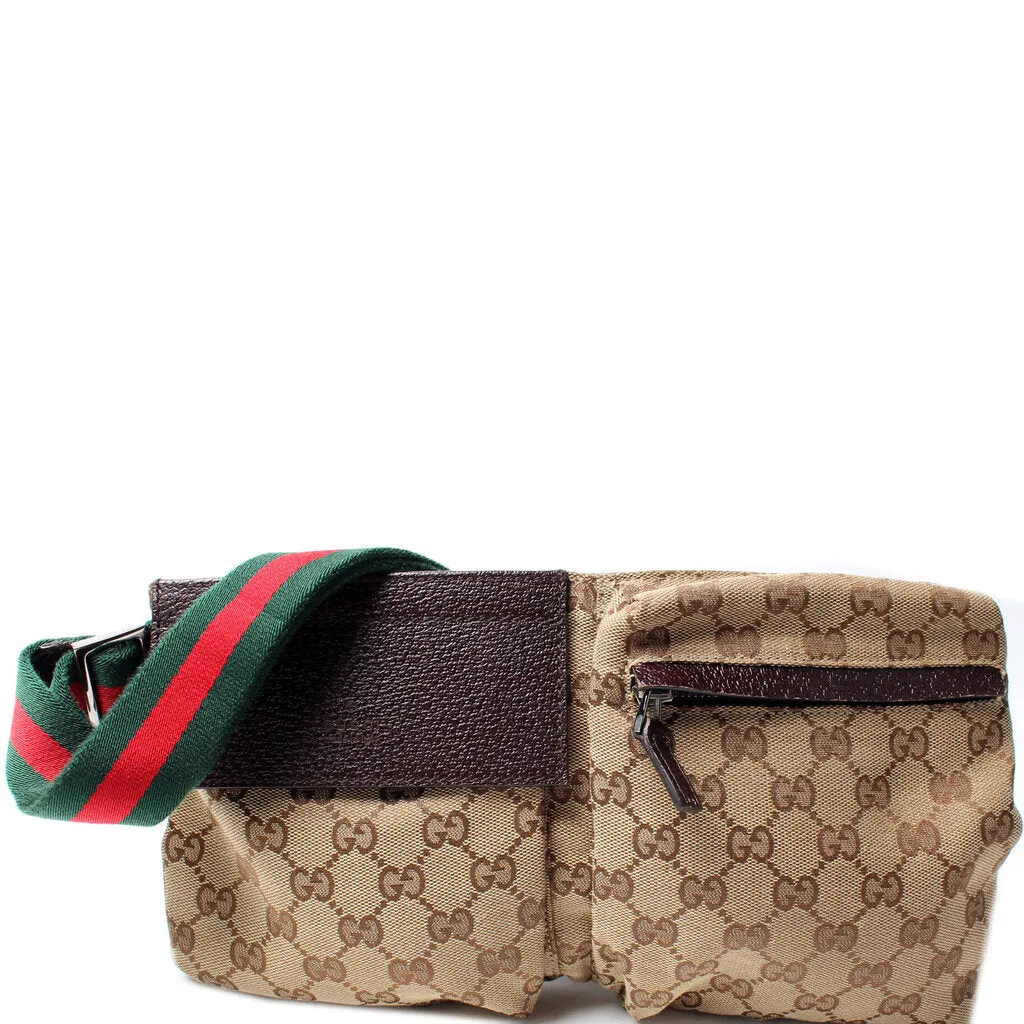 28566 GG Cavas Waist Bag