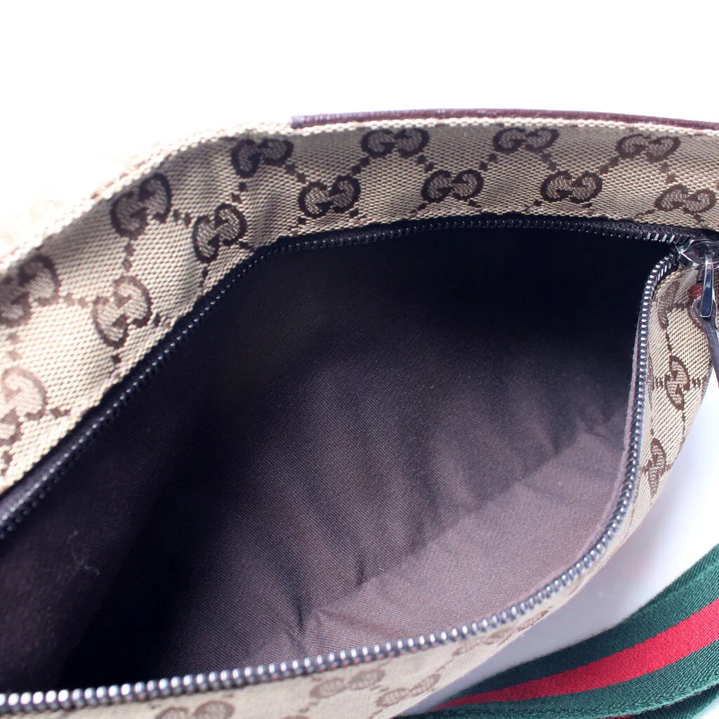 28566 GG Cavas Waist Bag