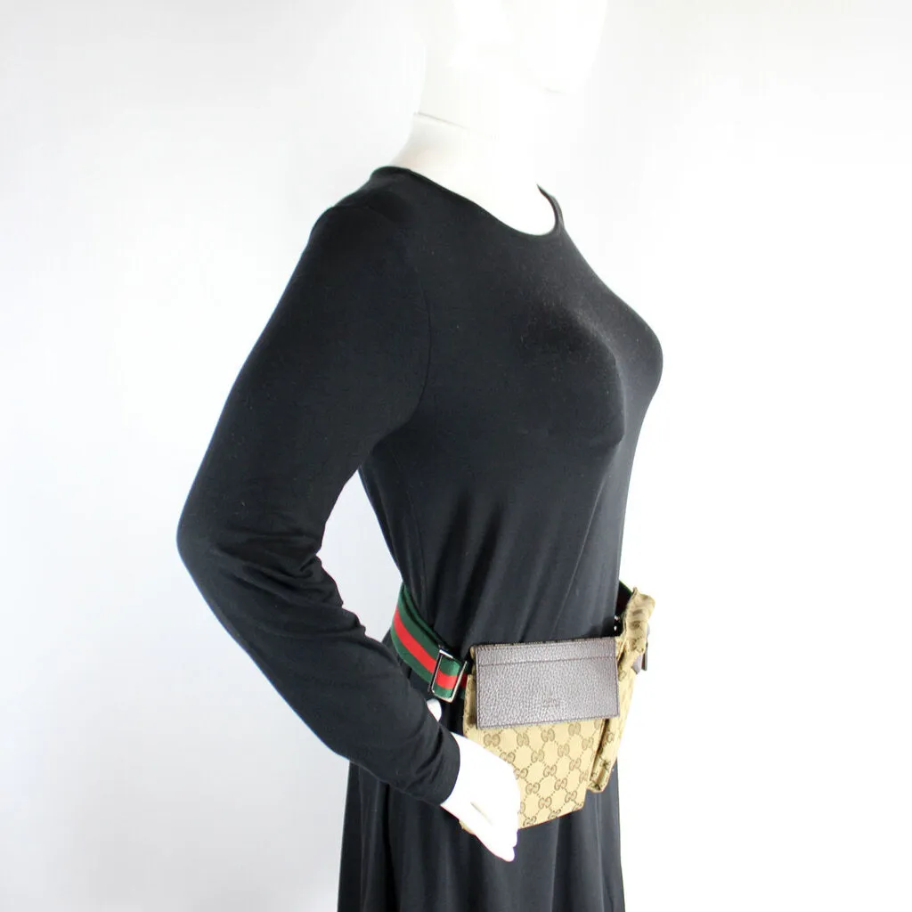 28566 GG Cavas Waist Bag