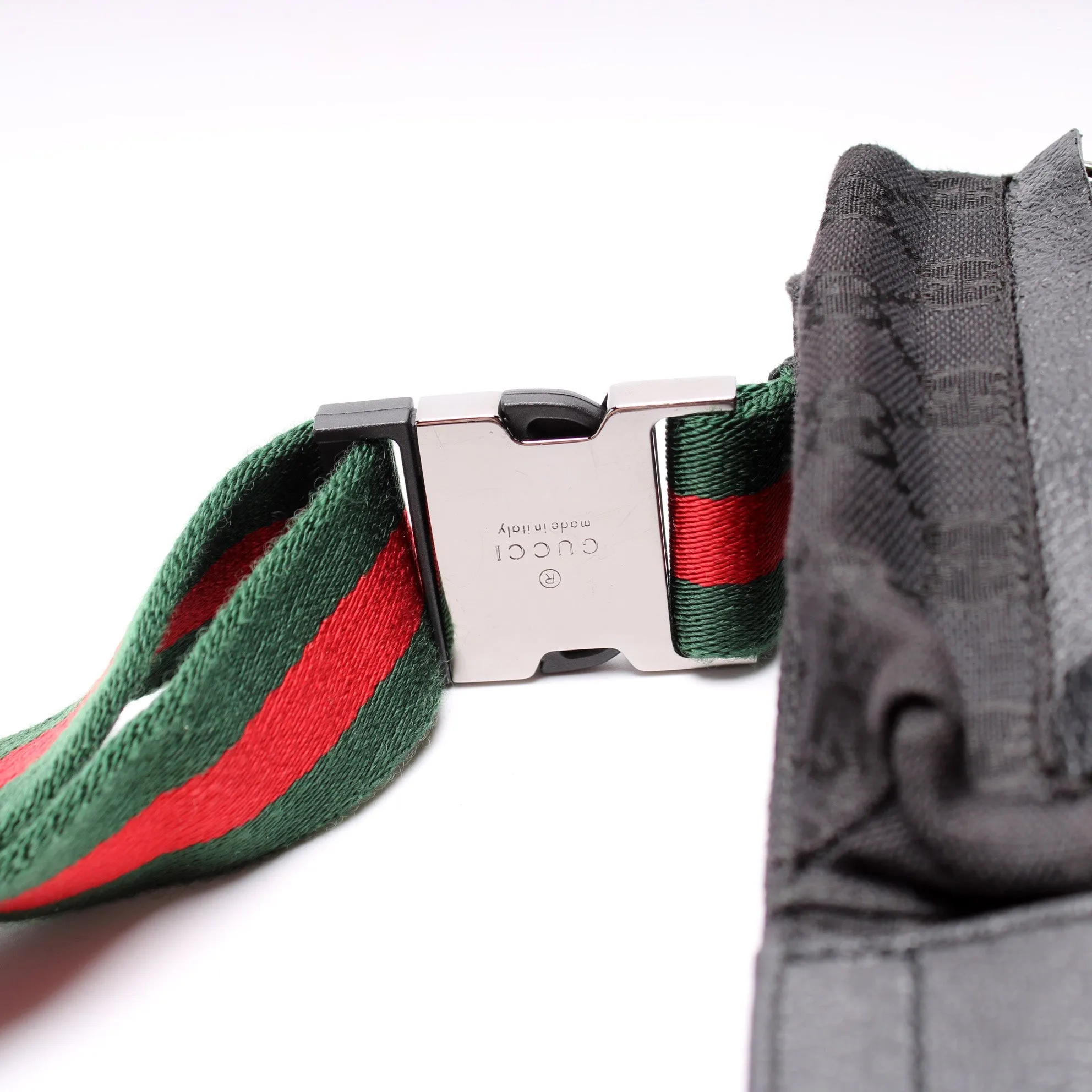 28566 GG Coated Canvas Waist Bag