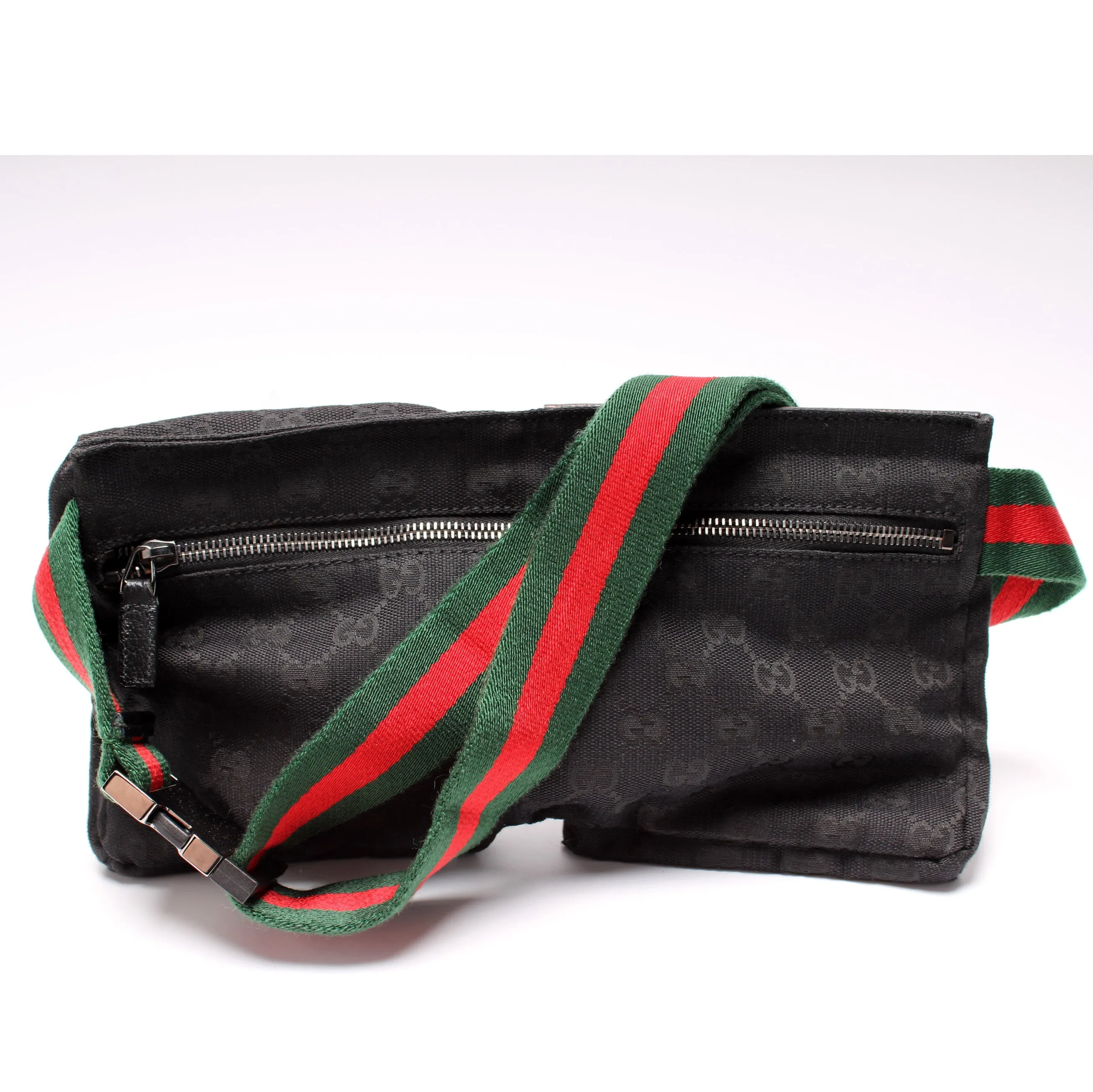 28566 GG Coated Canvas Waist Bag