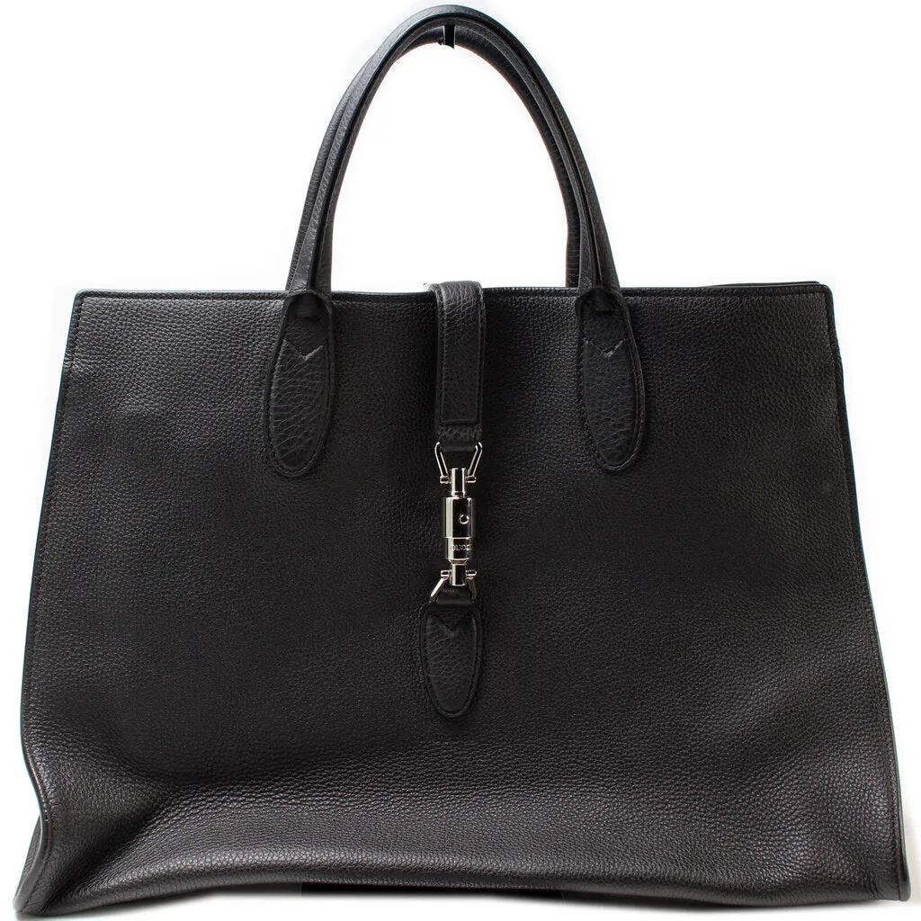 362970 Jackie Soft Leather Large Tote