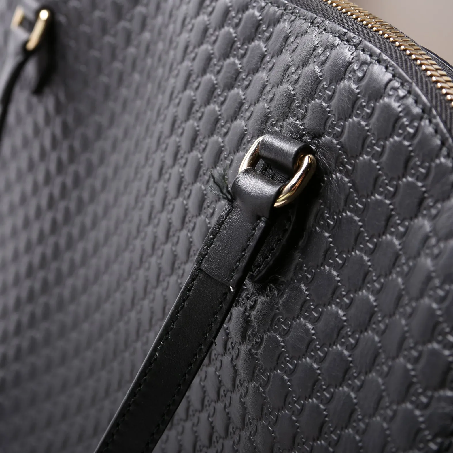 449243 Micro Guccissima Dome Tote Large