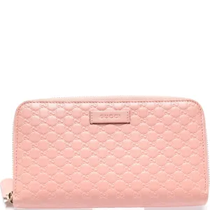 449391 Micro Guccissima Zip Around Wallet