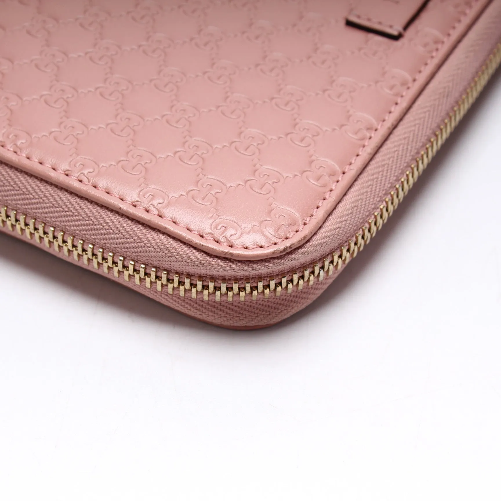 449391 Micro Guccissima Zip Around Wallet