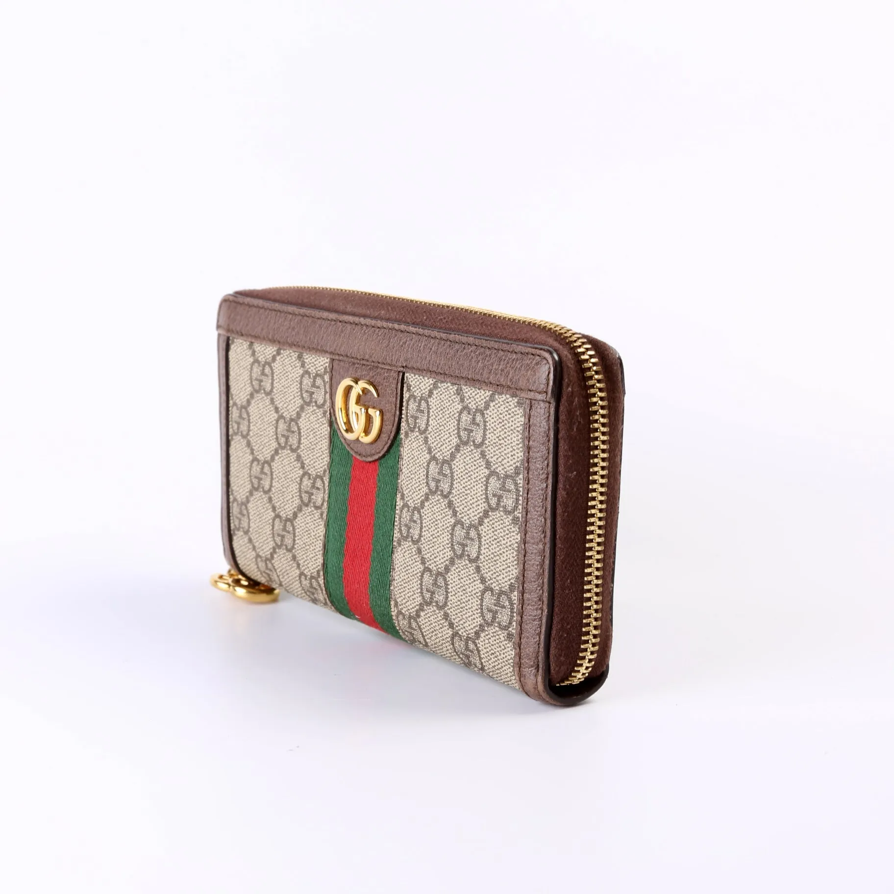 523154 Gucci Supreme Ophidia Zip Around Wallet