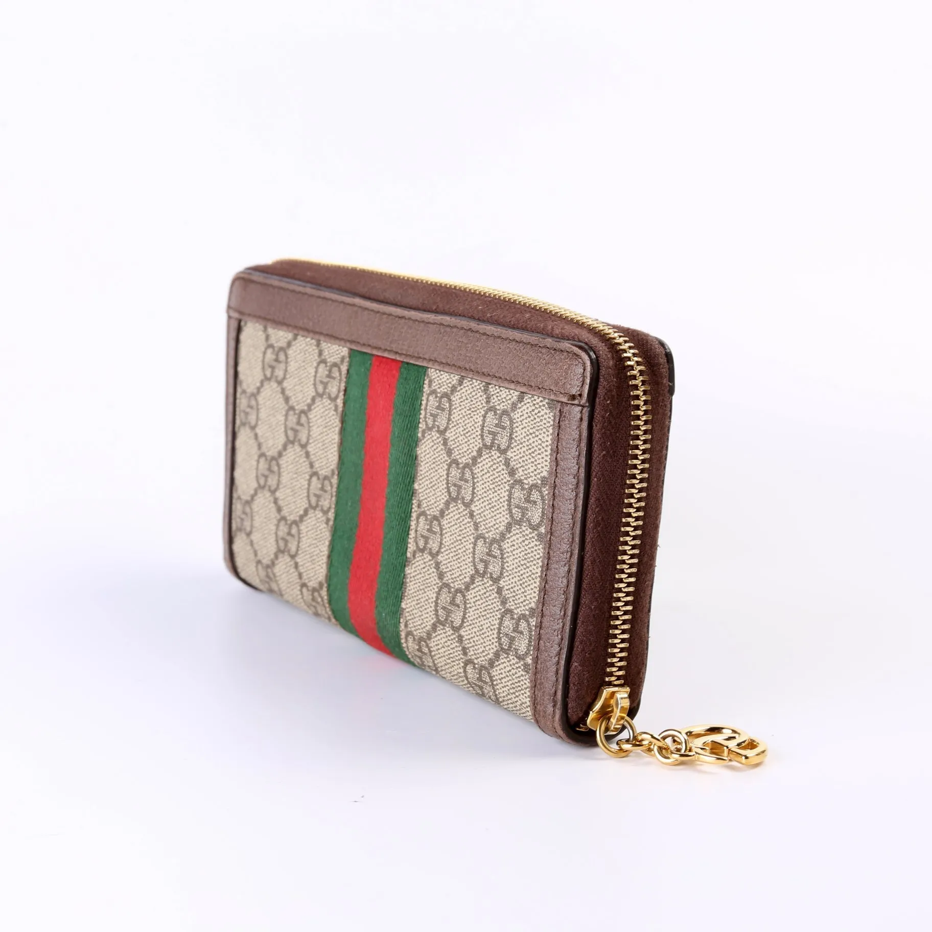 523154 Gucci Supreme Ophidia Zip Around Wallet
