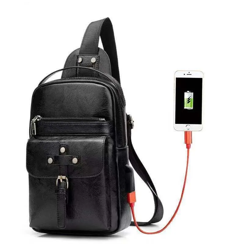 Backpack Waist Shoulder bag compatible with Ebook, Tablet and for Gionee Steel 5 (2020) - Black