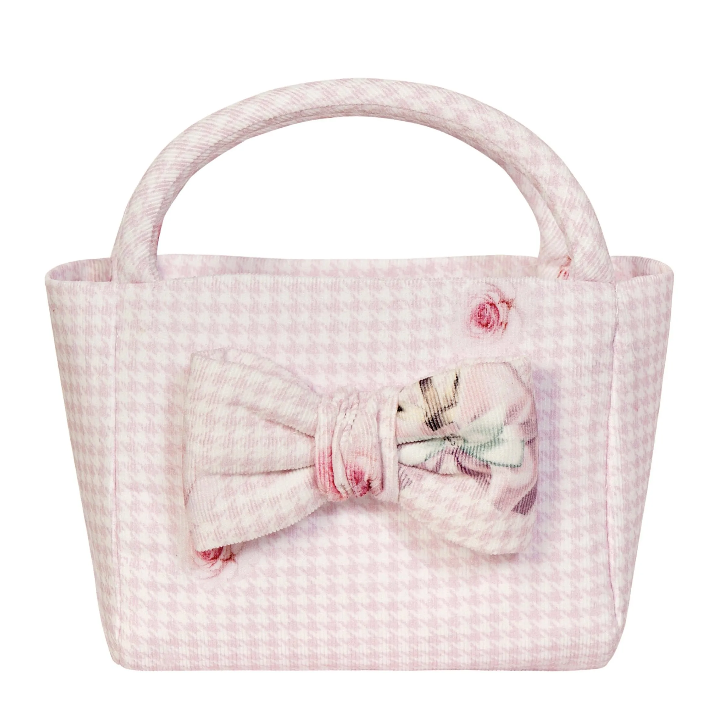 BALLOON CHIC - Teddy Dog Tooth Bag  - Pink