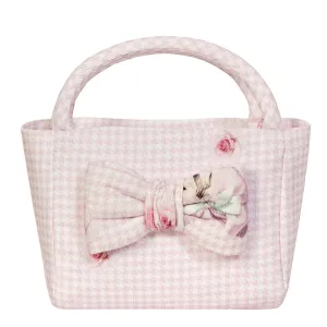 BALLOON CHIC - Teddy Dog Tooth Bag  - Pink