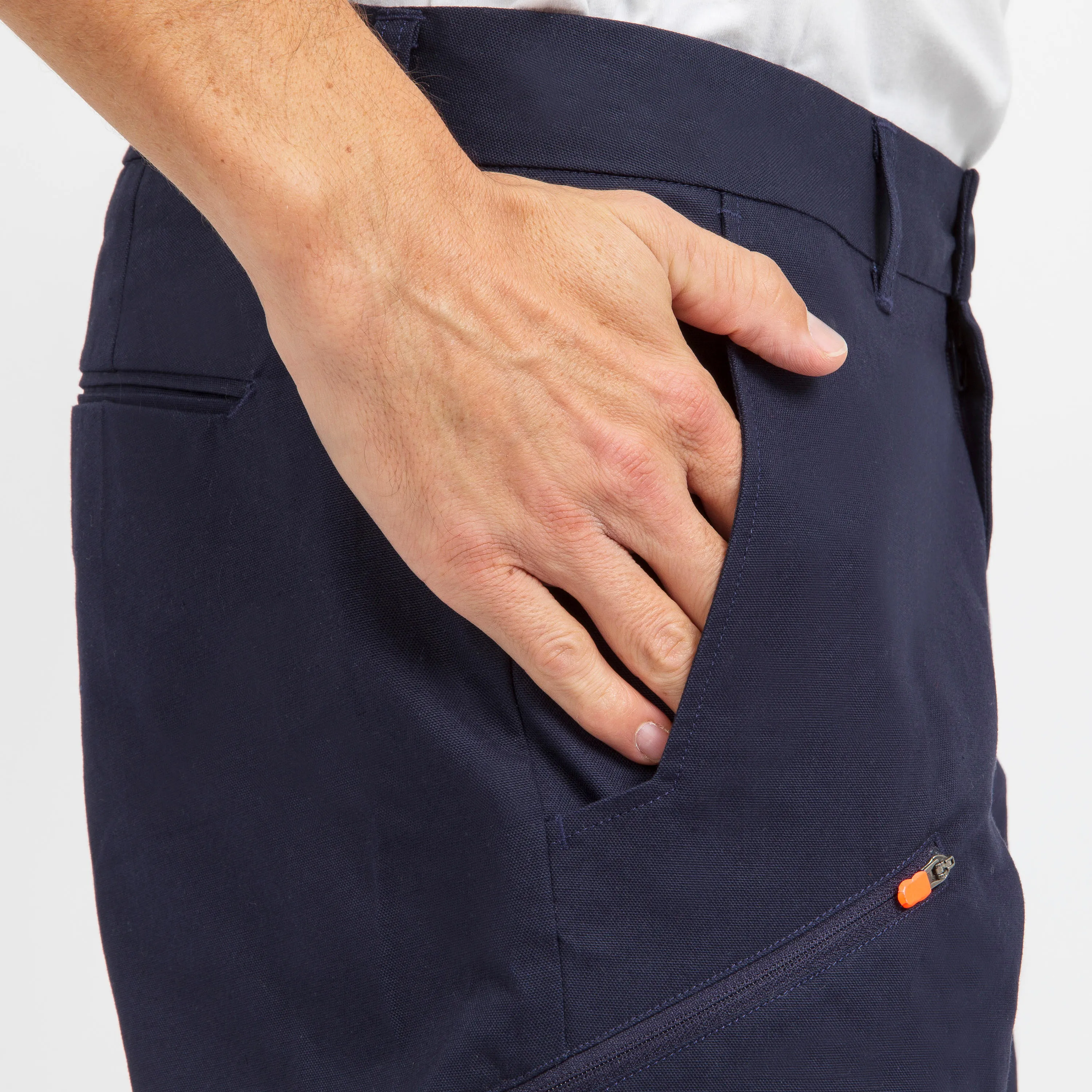 Bermuda shorts men's sailing durable 100 dark blue TRIBORD, black blue