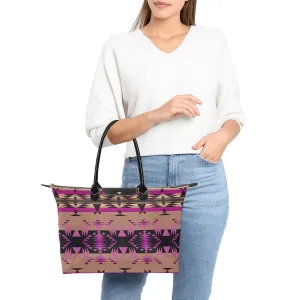 Between the Mountains Berry Single-Shoulder Lady Handbag