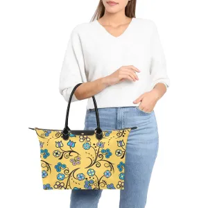 Blue Trio Tuscan Single-Shoulder Lady Handbag