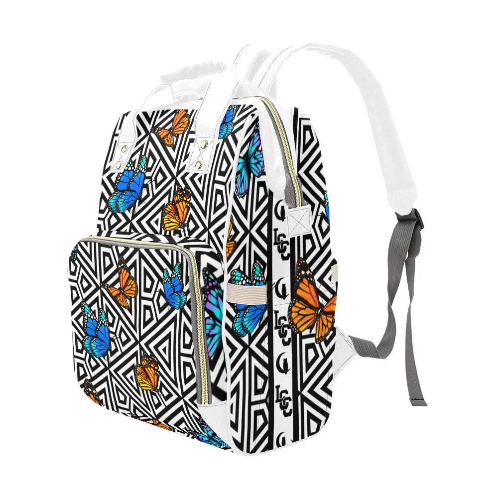BUTTERFLY LCC Multi-Function Backpack/Diaper Bag
