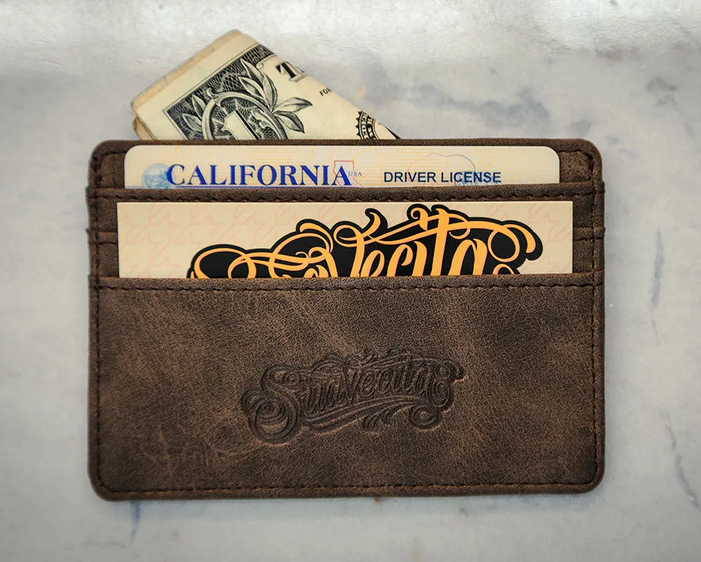 Card Holder Wallet - Dark Brown