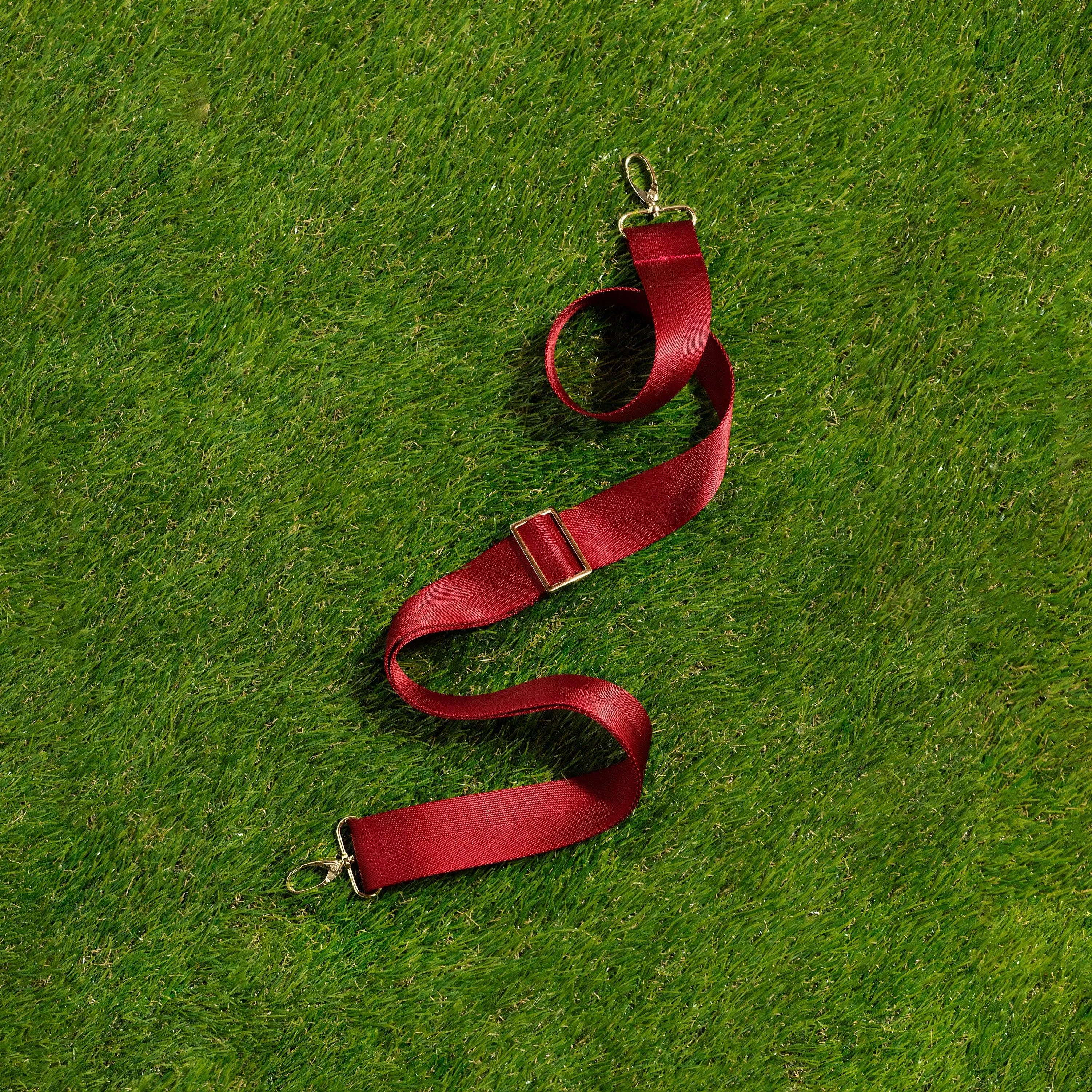 Cardinal Red Fanny Pack Nylon Strap - 001