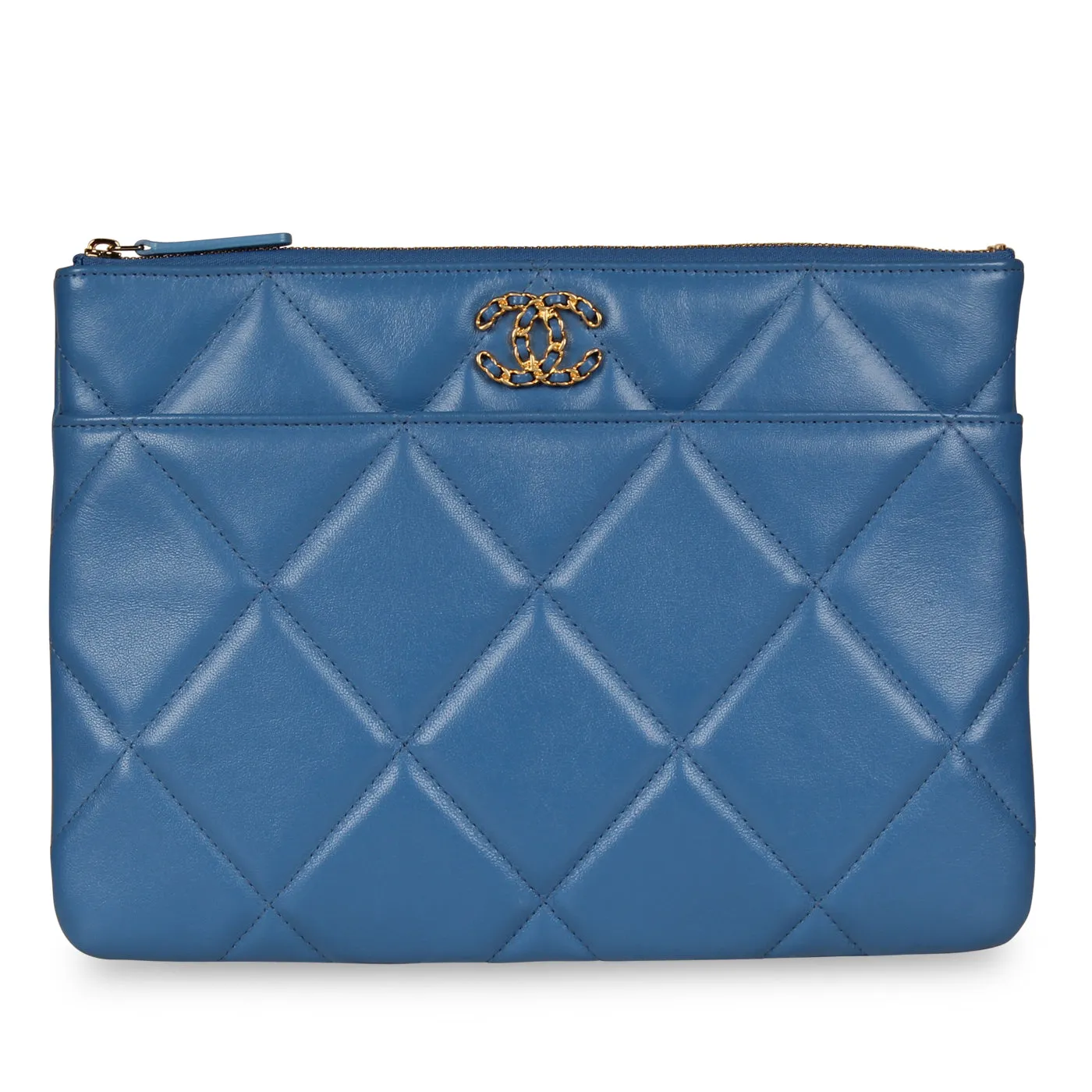 Chanel 19 Flap Clutch - Royal Blue