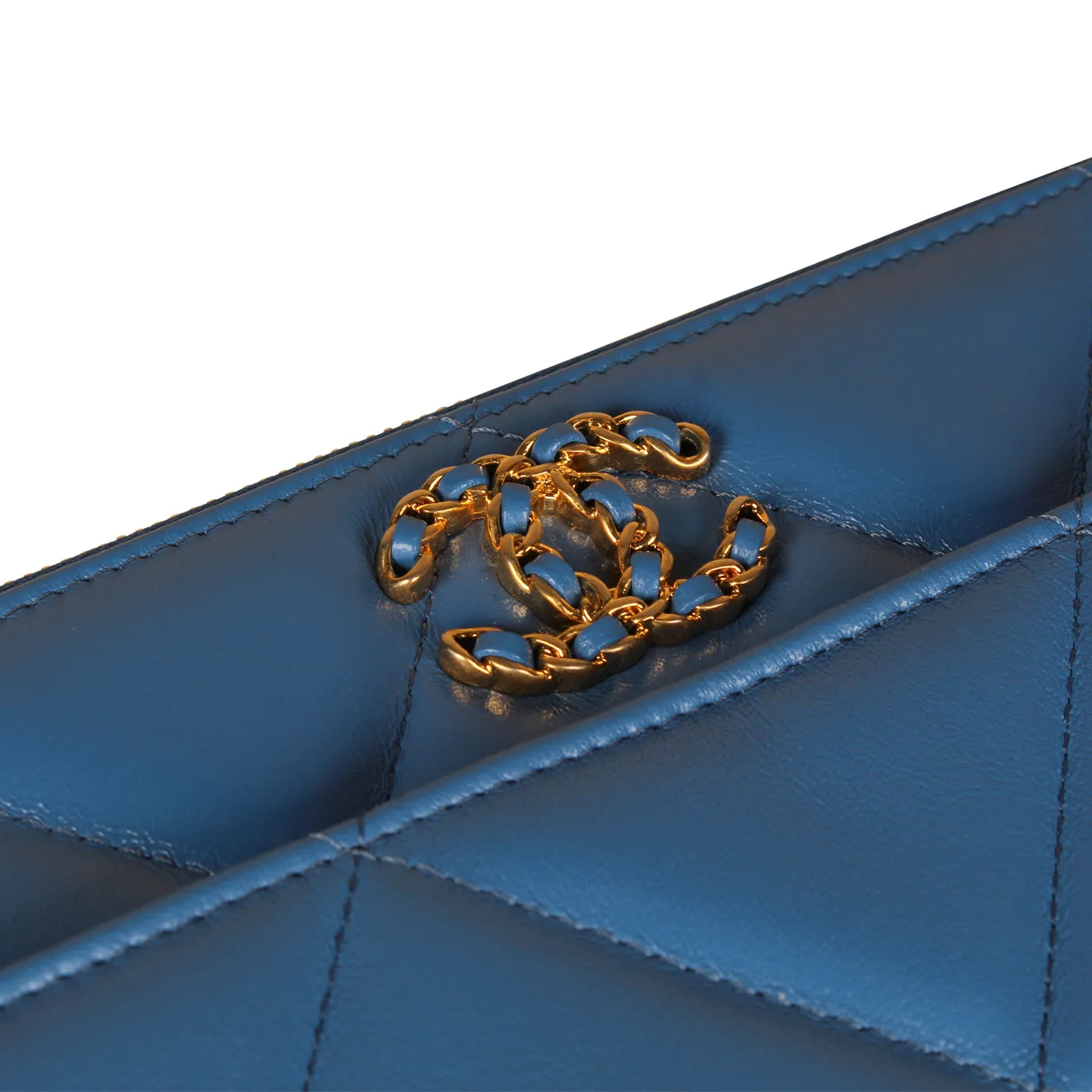 Chanel 19 Flap Clutch - Royal Blue