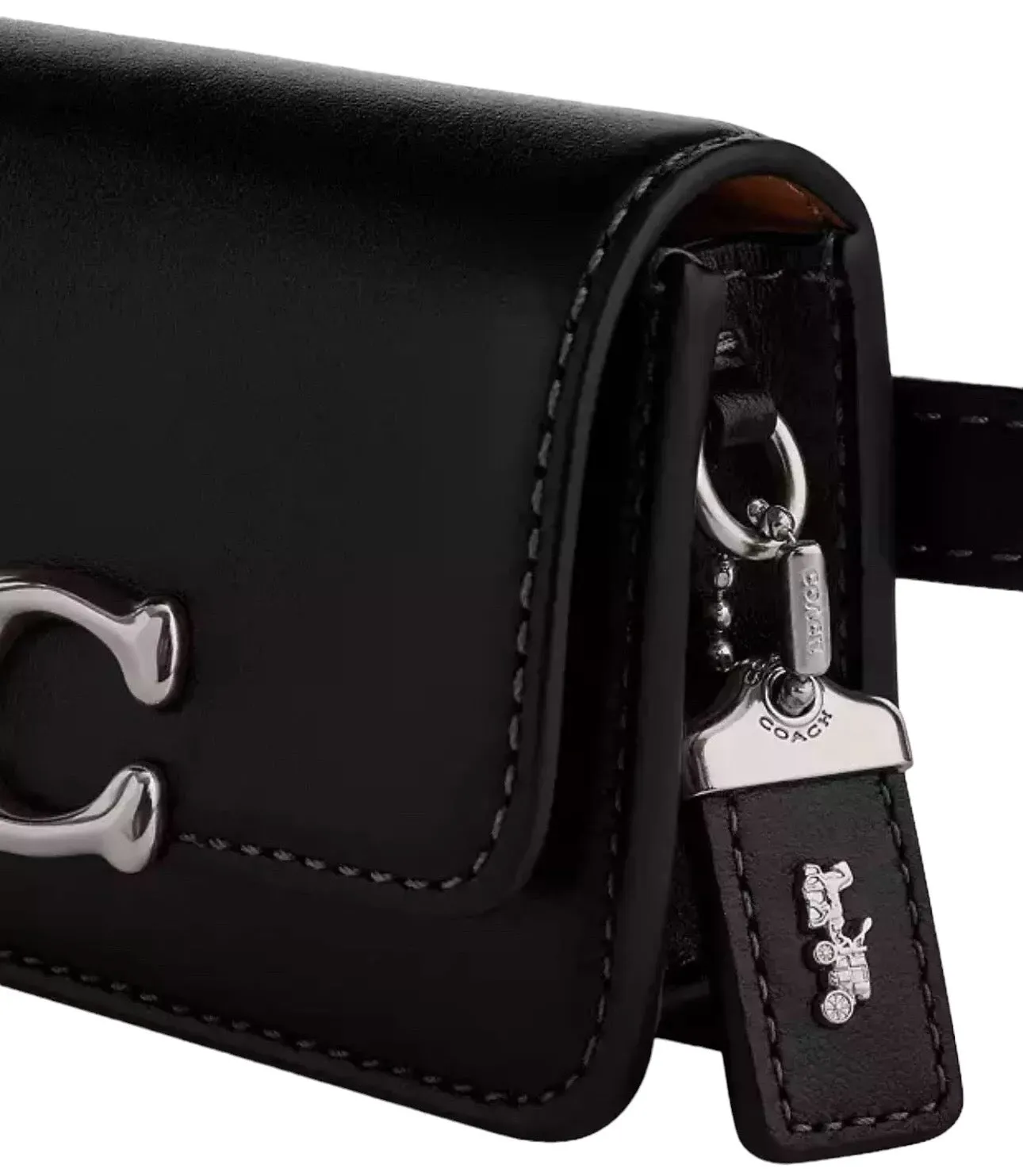 Coach Bandit Card Case Belt Bag Bk
