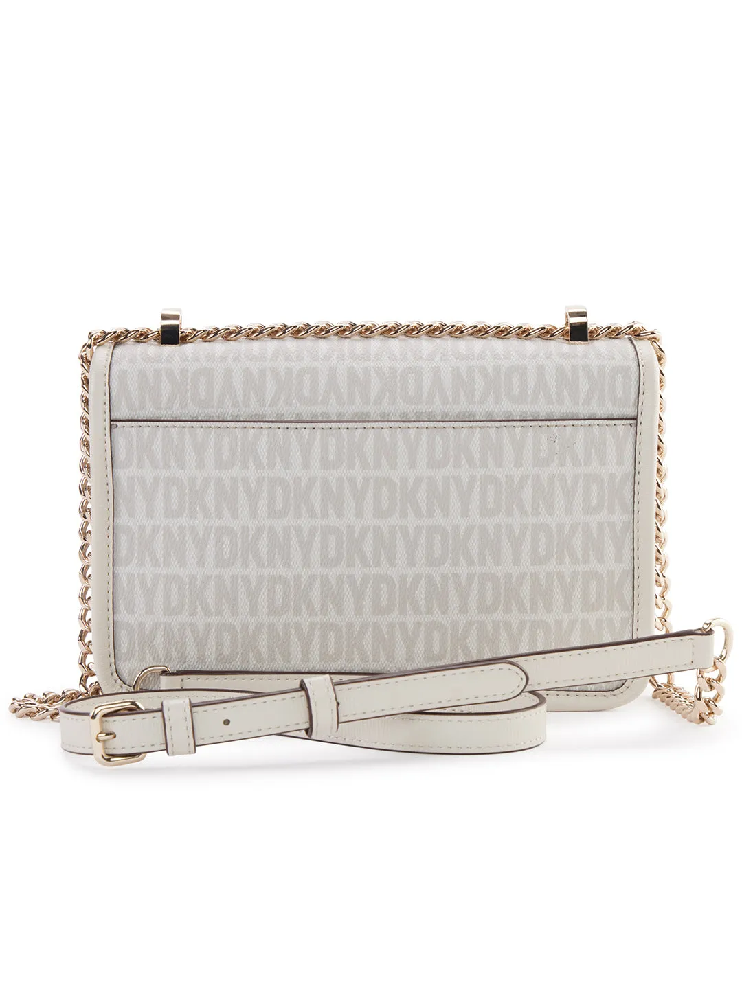 DKNY Women Grey Printed Crossbody Bag