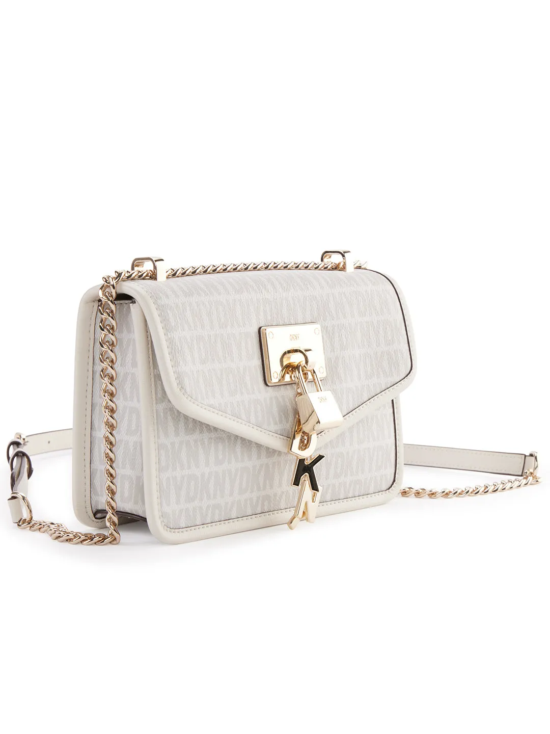 DKNY Women Grey Printed Crossbody Bag
