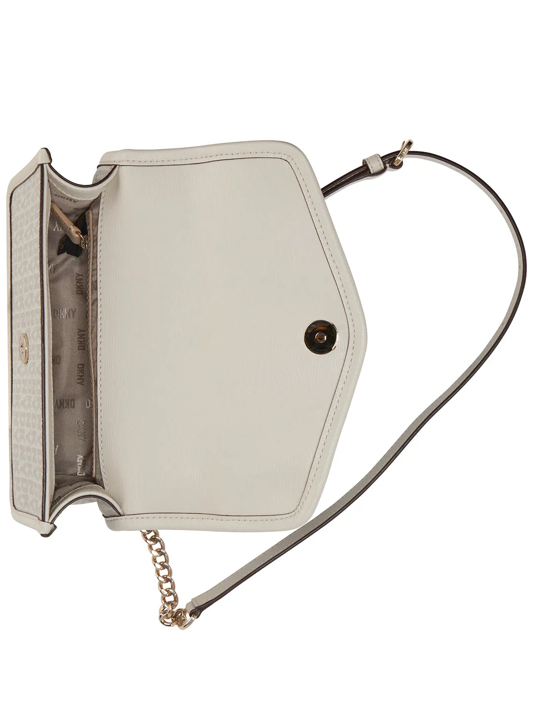 DKNY Women Grey Printed Crossbody Bag
