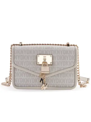 DKNY Women Grey Printed Crossbody Bag