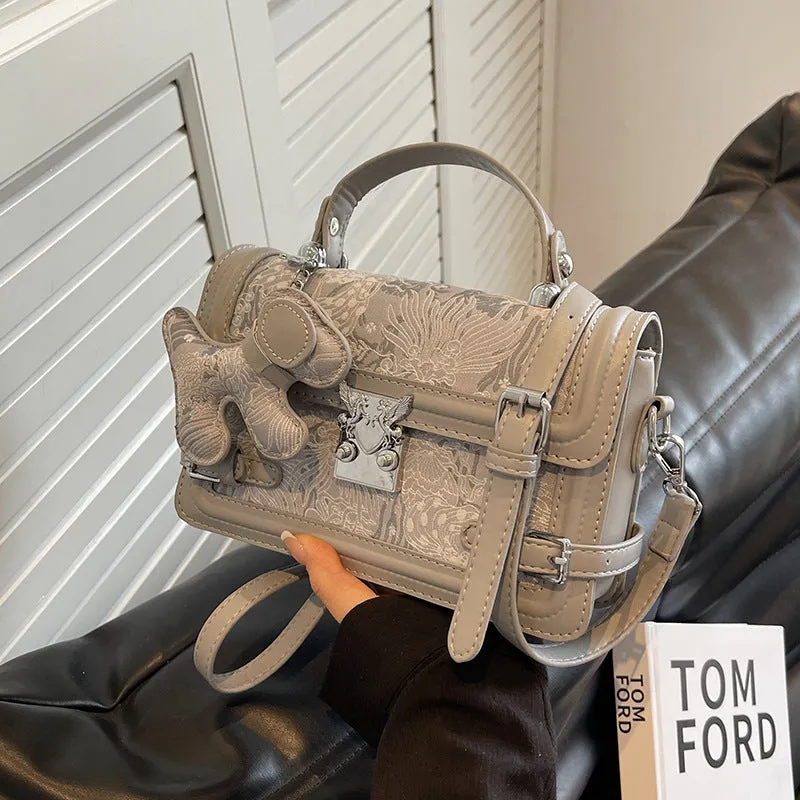 DUNNMALL High-Grade Small Bag Women's Bag  New Fashion Summer Crossbody Bag Internet Hot Versatile Handheld Small Square Bag