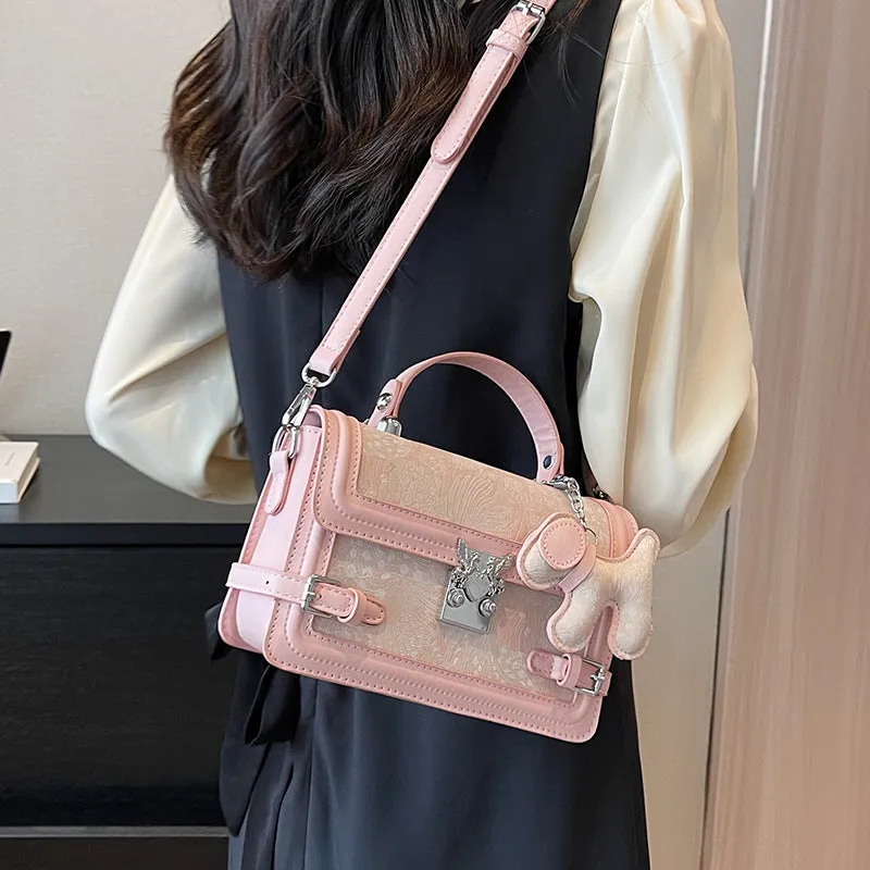 DUNNMALL High-Grade Small Bag Women's Bag  New Fashion Summer Crossbody Bag Internet Hot Versatile Handheld Small Square Bag