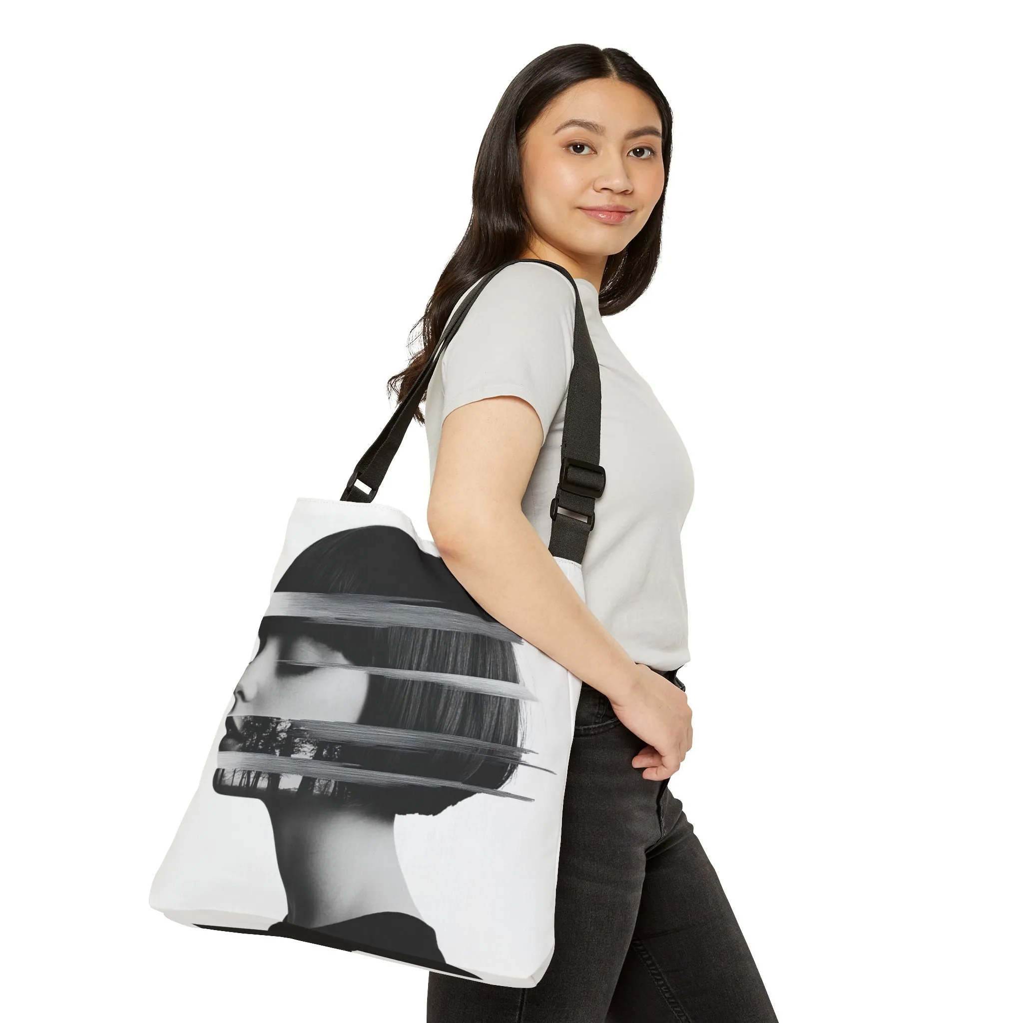 DUO MODERN "Between Thoughts" Stylish Adjustable Tote Bag