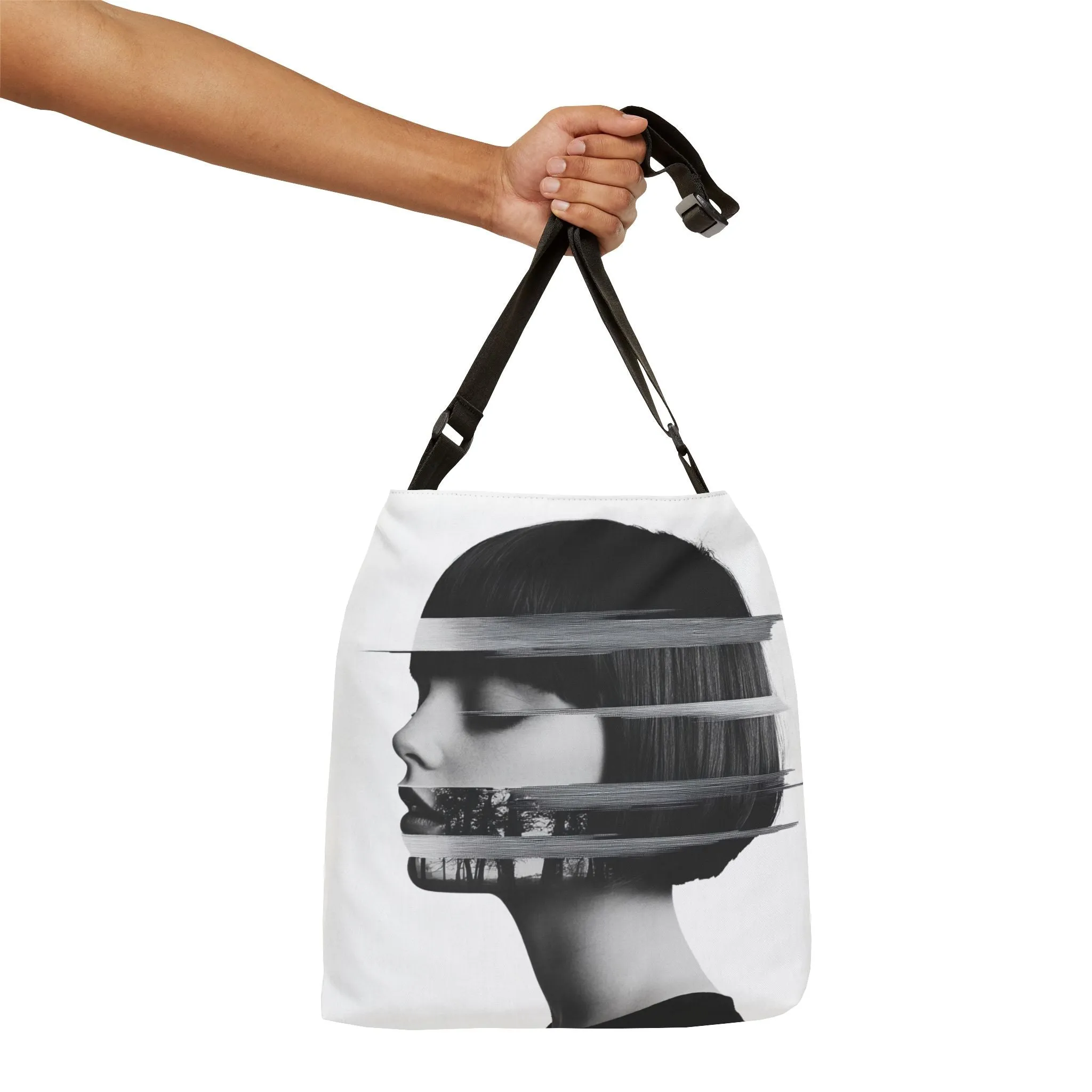 DUO MODERN "Between Thoughts" Stylish Adjustable Tote Bag