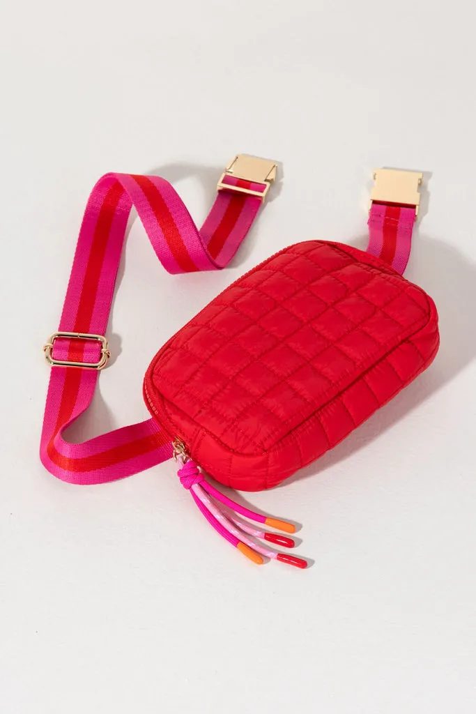 Ezra Quilted Belt Bag by Shiraleah