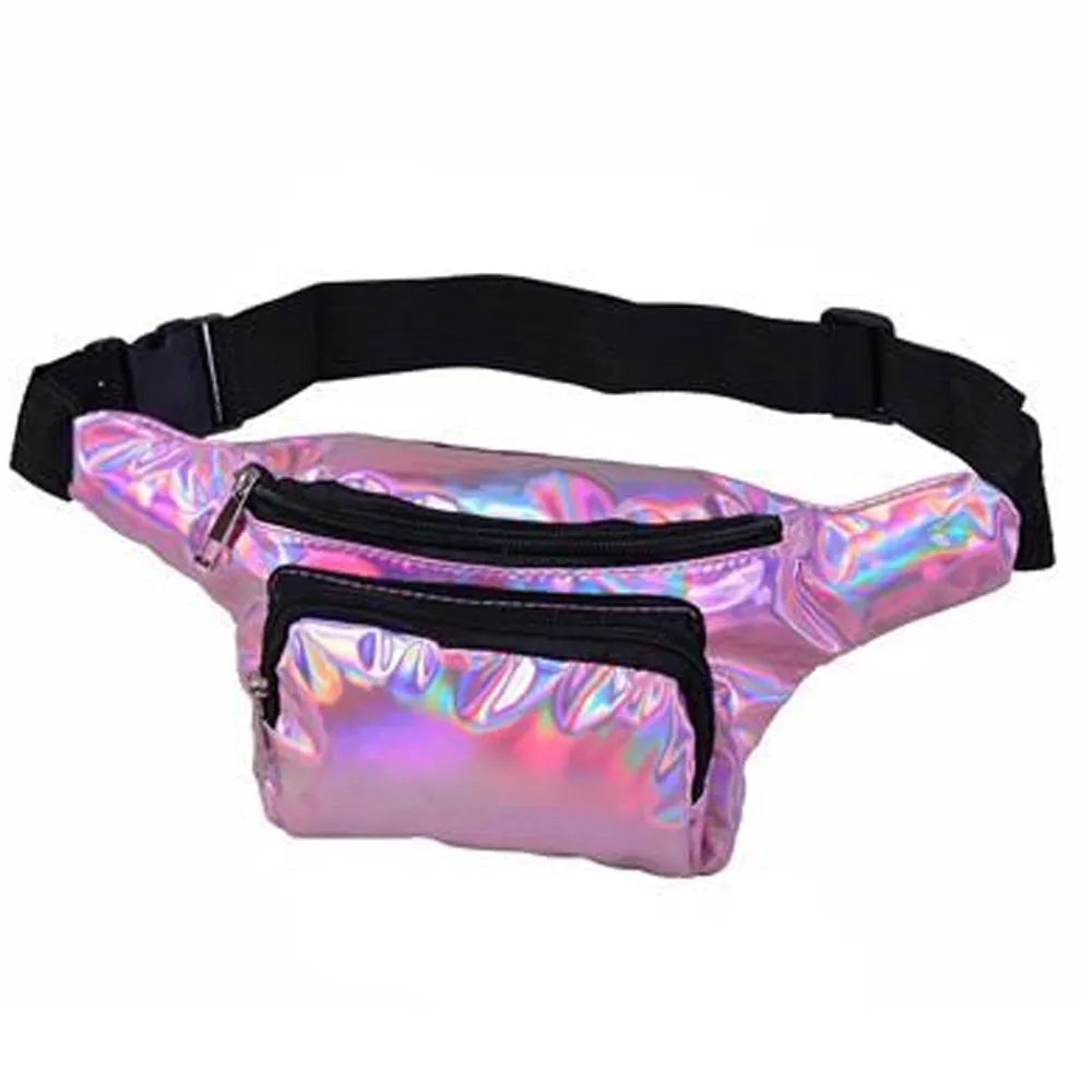Festival Bumbag - Holographic Pink