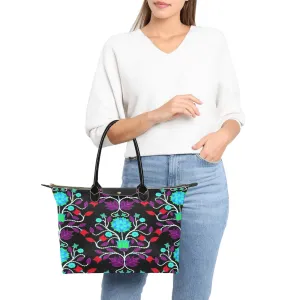 Floral Beadwork Four Clans Winter Single-Shoulder Lady Handbag