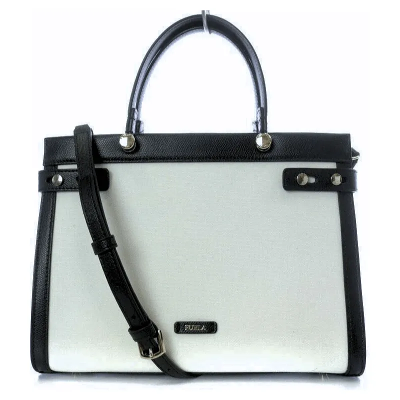 Furla Lady Medium Tote - Naturale Nero