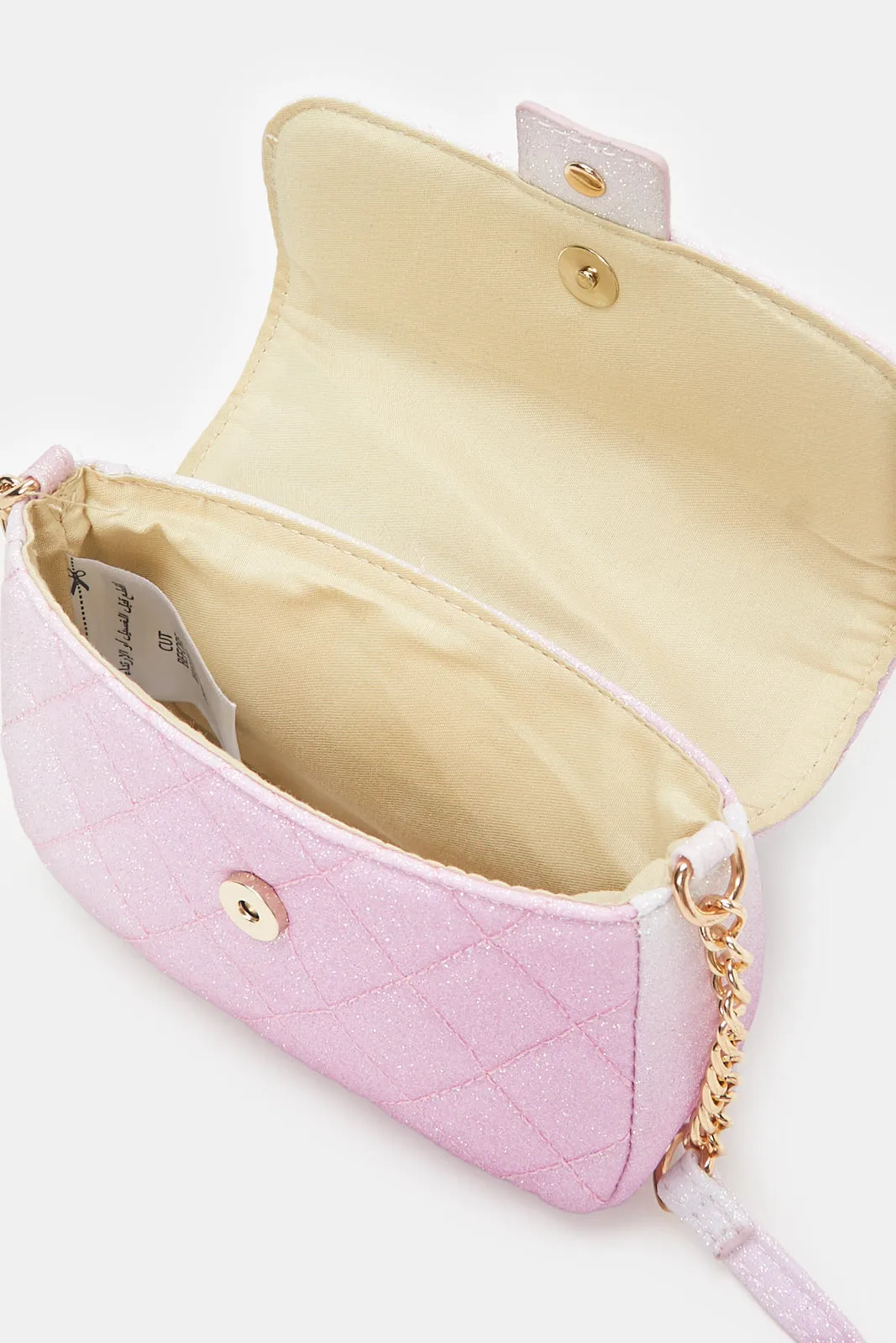 Girls Pink Cross Body Bag