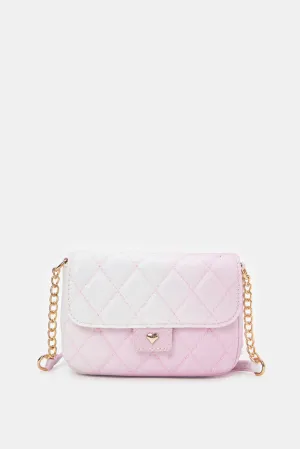 Girls Pink Cross Body Bag