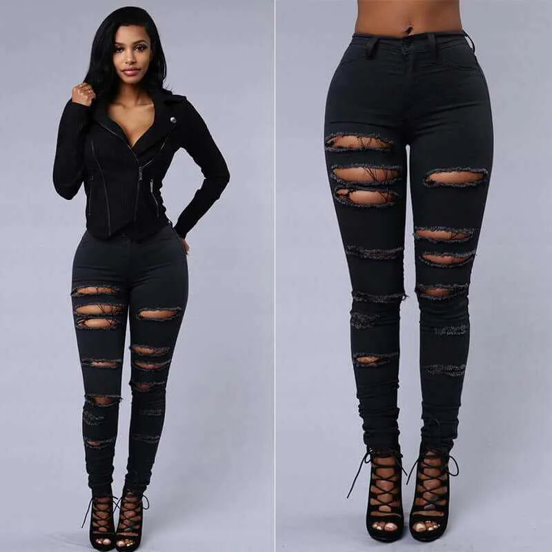 Glow Chic's Skinny Ripped Jeans