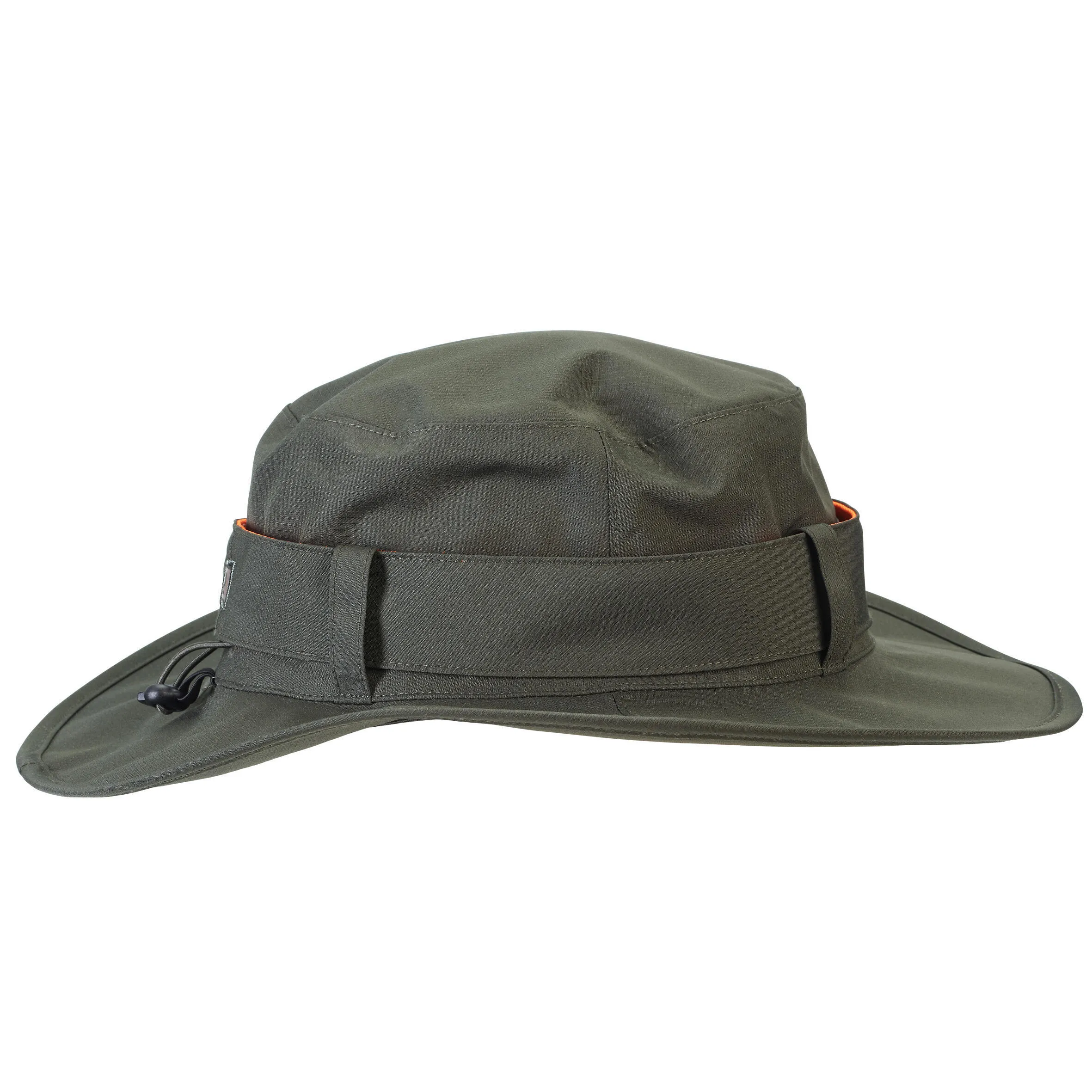 Hunting hat 520 waterproof durable green SOLOGNAC, dark green