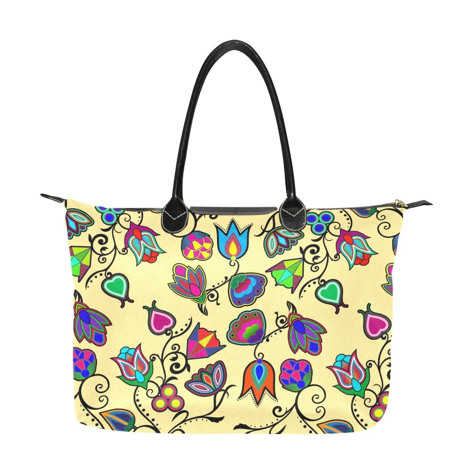 Indigenous Paisley Vanilla Single-Shoulder Lady Handbag
