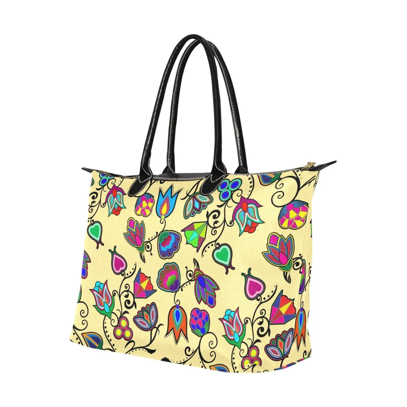 Indigenous Paisley Vanilla Single-Shoulder Lady Handbag
