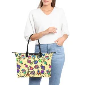 Indigenous Paisley Vanilla Single-Shoulder Lady Handbag