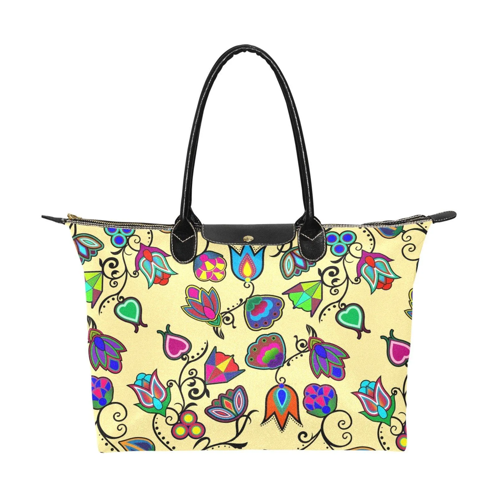 Indigenous Paisley Vanilla Single-Shoulder Lady Handbag
