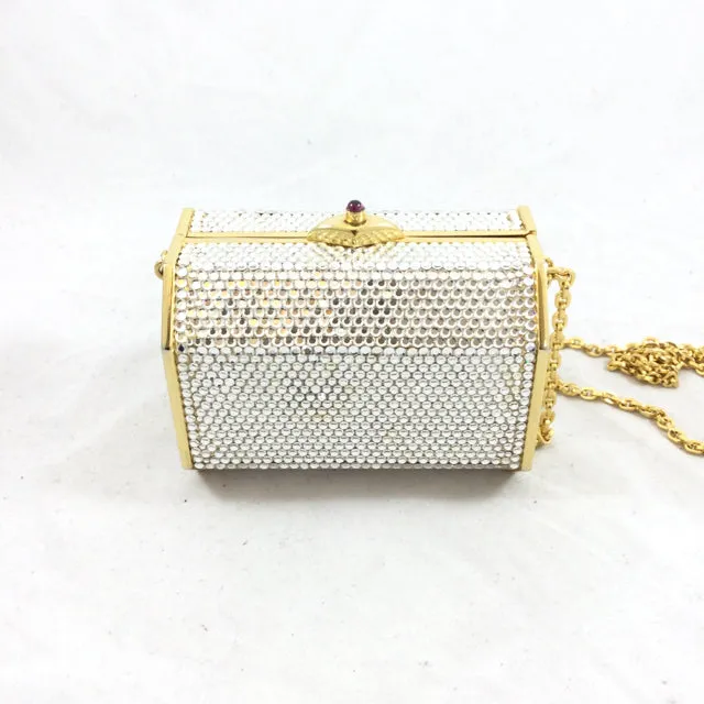 Judith Leiber Crystal Micro Bag