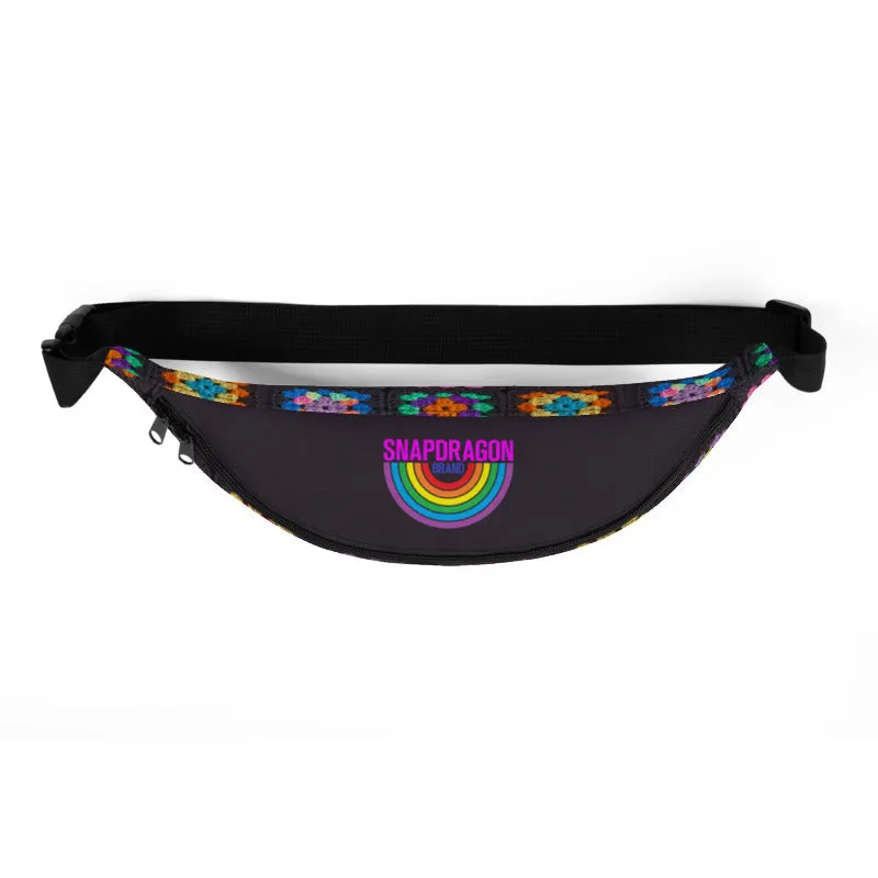 'Kaleidoscope' Classic Granny Square Print Fanny Pack