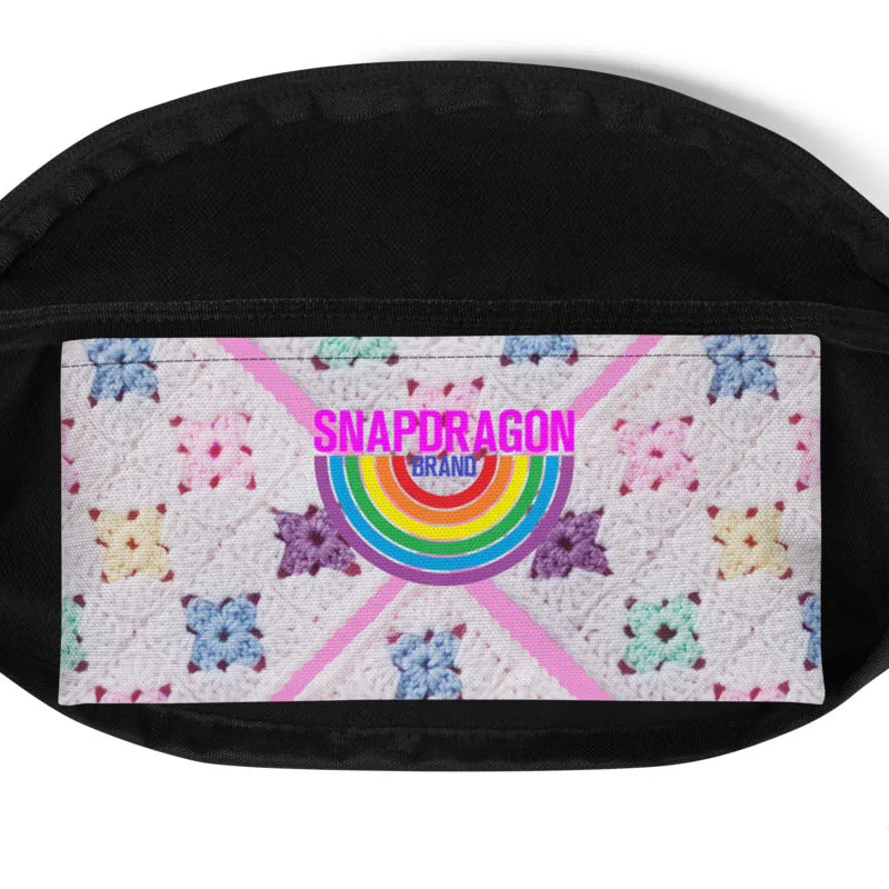 'Kaleidoscope' Classic Granny Square Print Fanny Pack