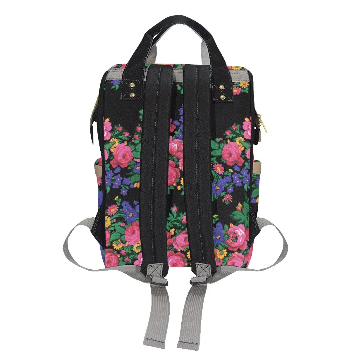 Kokum's Revenge-Black Multi-Function Diaper Backpack