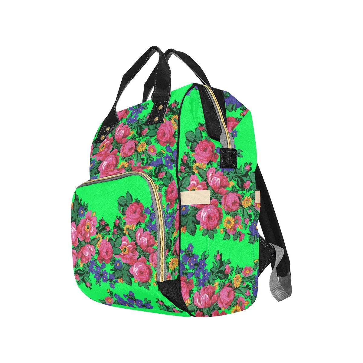 Kokum's Revenge Green Multi-Function Diaper Backpack