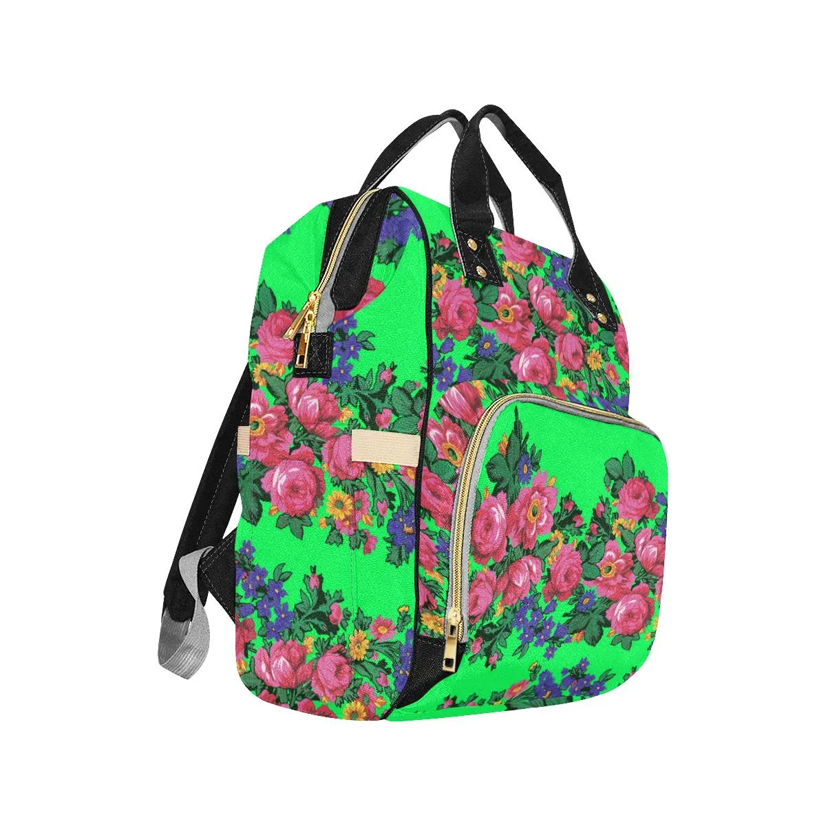 Kokum's Revenge Green Multi-Function Diaper Backpack